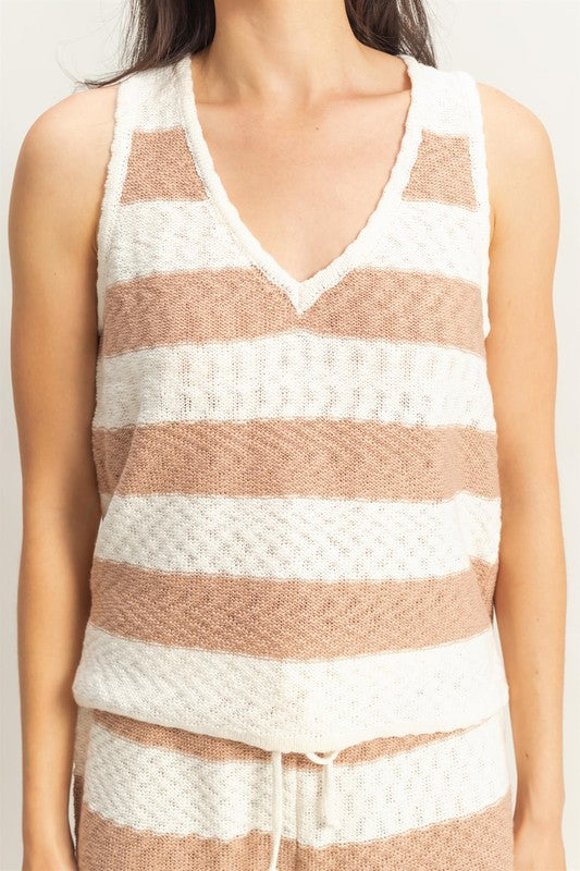 KENDALL STRIPED SHORTS AND TOP SET