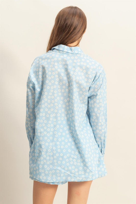 COTTON FLORAL SHIRT