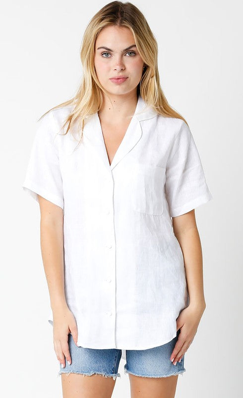 PREMIUM LINE | THE LINEN KRISTEN TOP