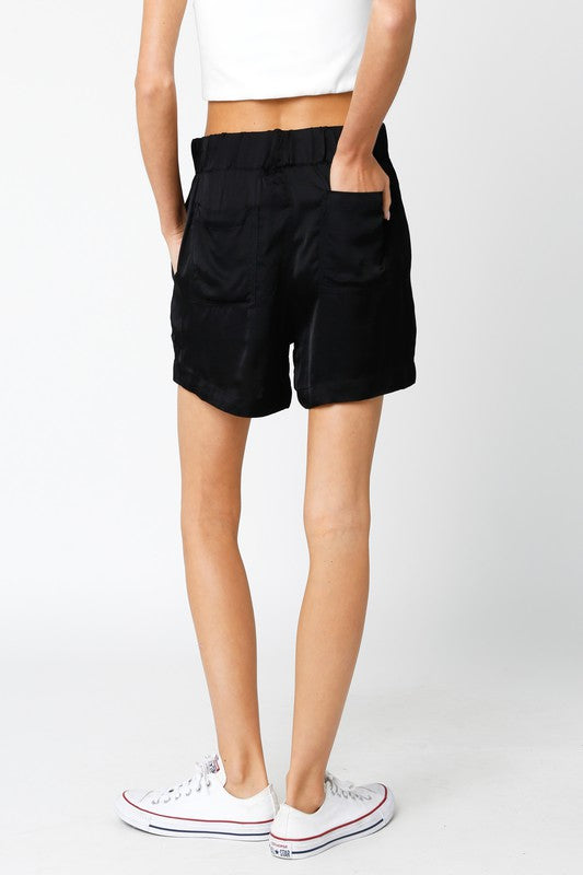 SHILOH SATIN SHORTS