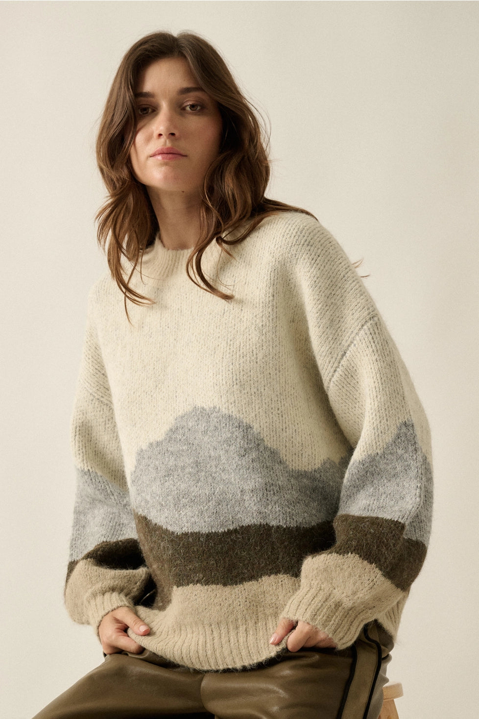 THE CREWNECK LANDSCAPE SWEATER