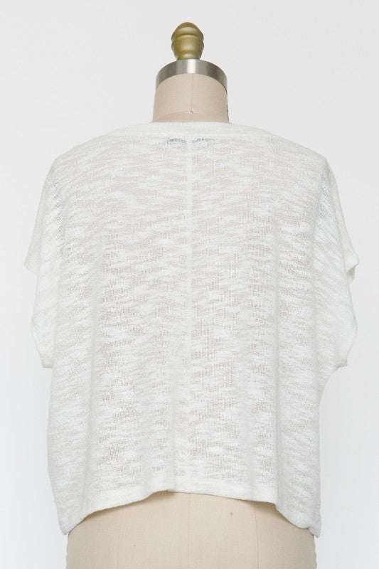ROUND NECK BOXY TOP | RESTOCKED