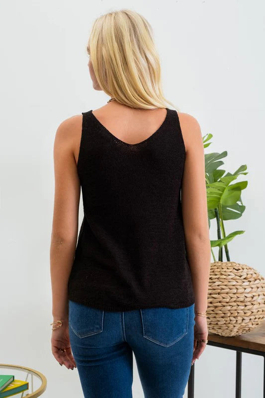 SOLID KNIT PULLOVER | RESTOCKED