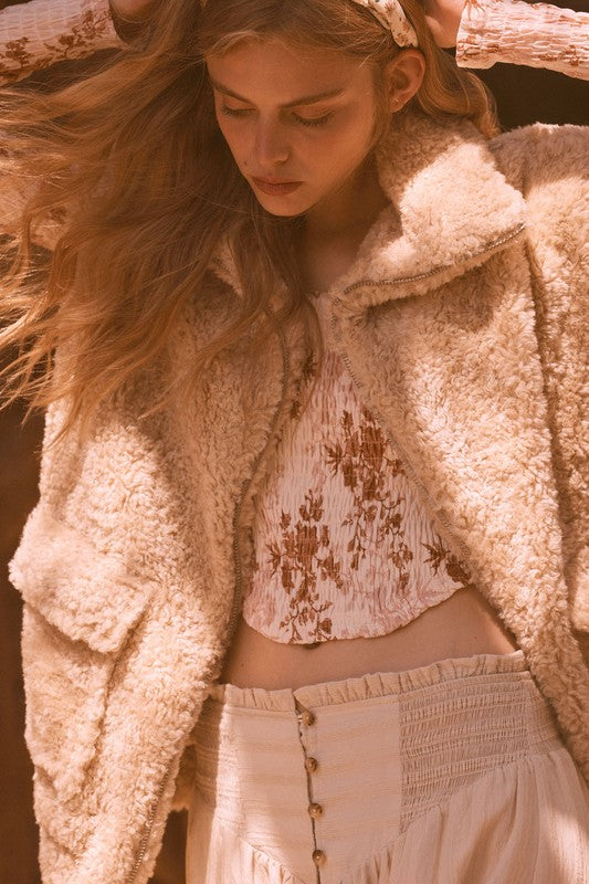PREMIUM LINE | FAUX FUR ZIP UP VEST | RESTOCKED