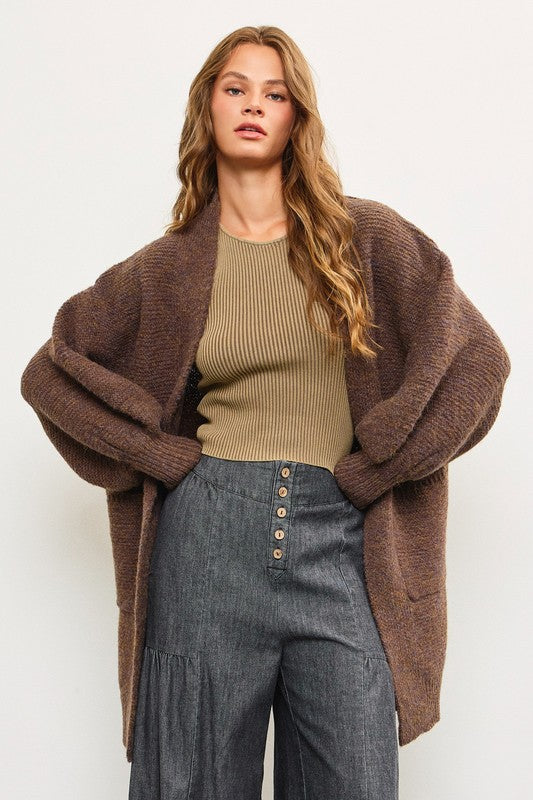 OVERSIZED SWEATER CARDIGAN