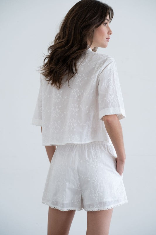 THE MELODIE EMBROIDERED SET