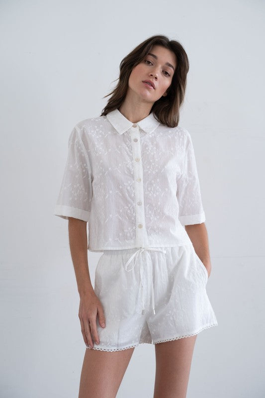 THE MELODIE EMBROIDERED SET