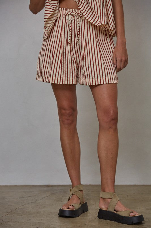 PREMIUM LINE | ELLAH STRIPED PEPLUM SET