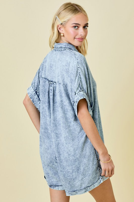 FLOWY TENCEL ROMPER