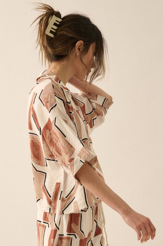 NEW COLOR | THE ABSTRACT PRINT SHIRT