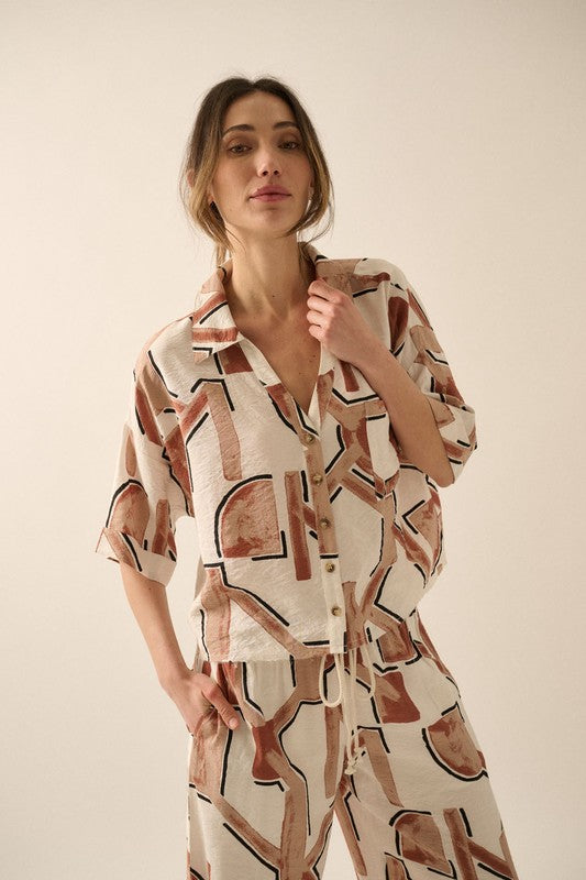NEW COLOR | THE ABSTRACT PRINT SHIRT