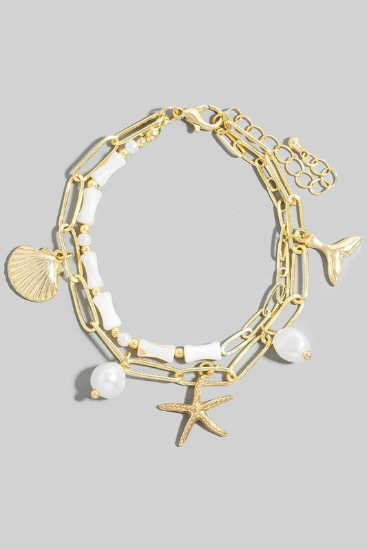 THE SEA LIFE CHARMS BRACELET