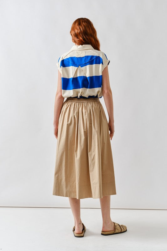 THE OVERSIZED STRIPE POLO SHIRT