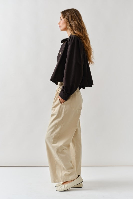 SHORT BALLOON TRENCH JACKET | RESTOCKED