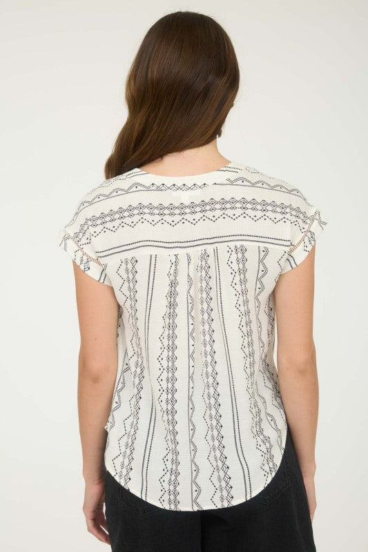 THE GEO PATTERN BUTTON DOWN SHIRT