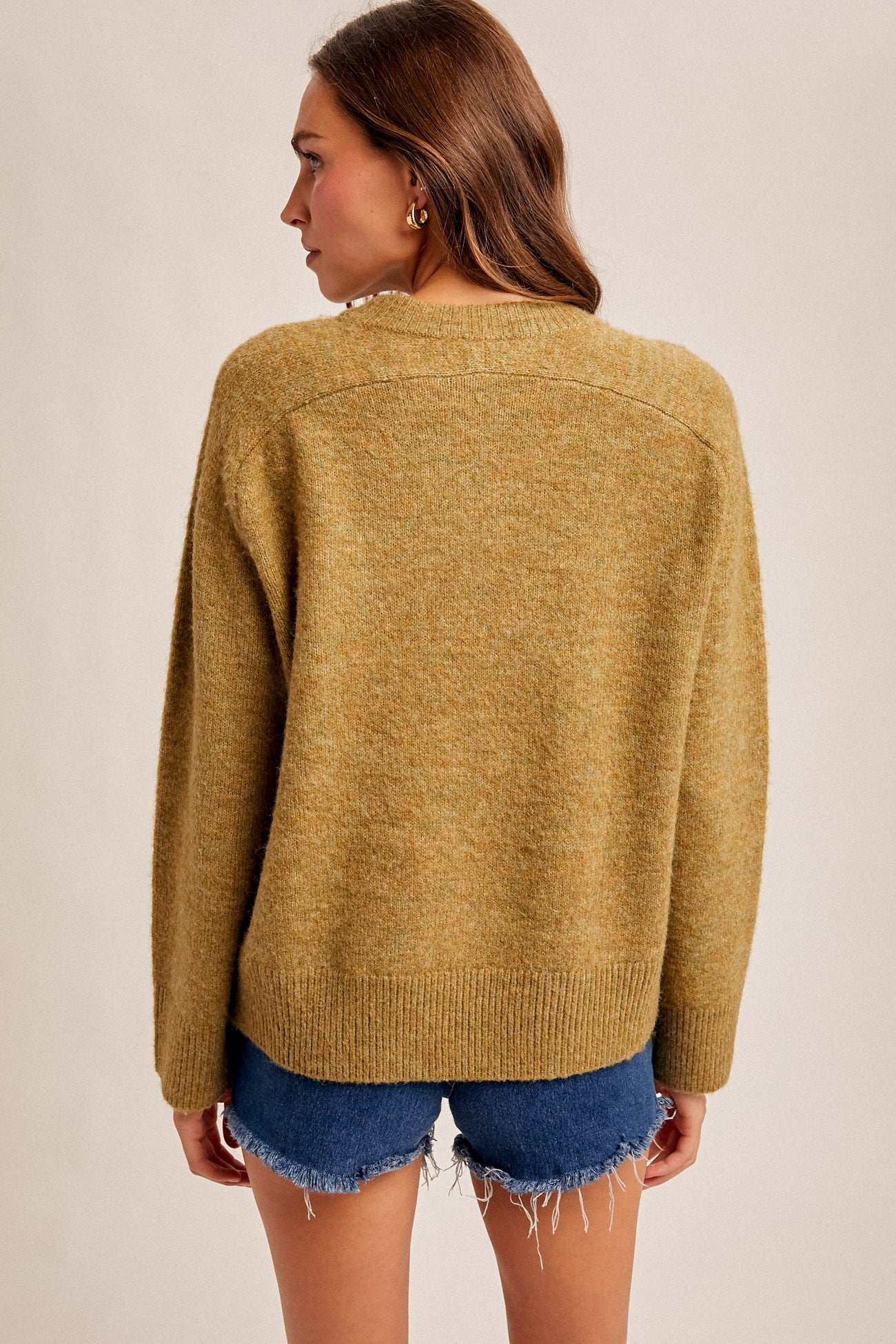 CREW NECK RELAXED FIT SWEATER