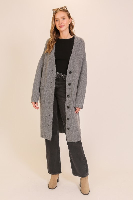 THE CLASSIC BUTTON FRONT CARDIGAN