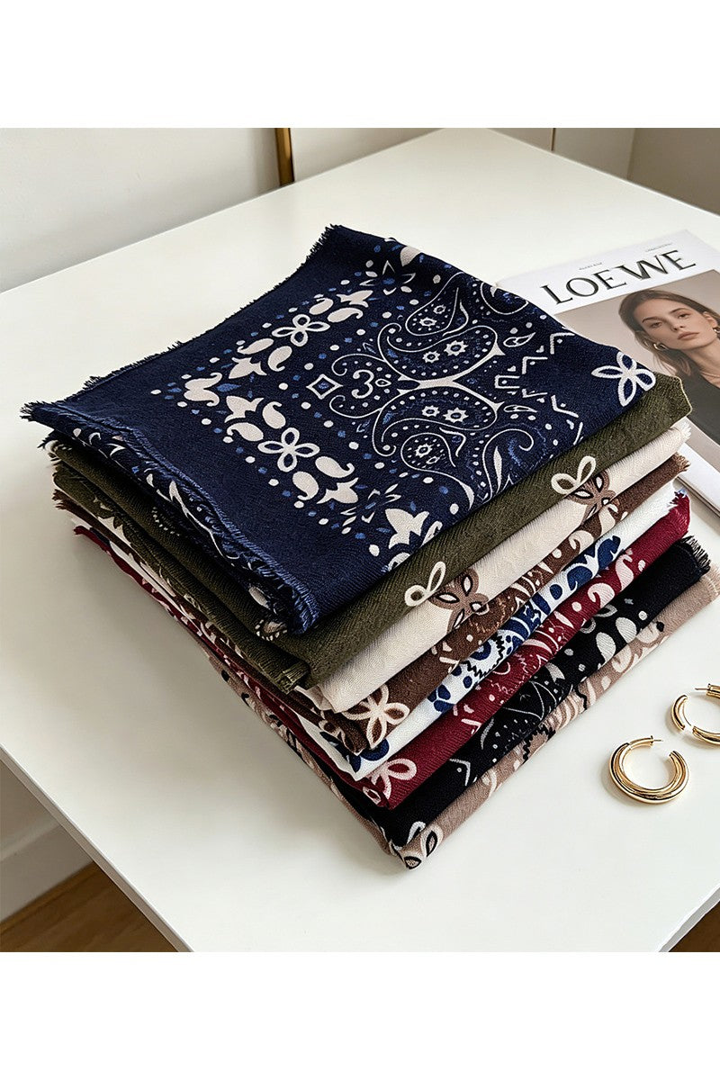 THE SARAH BANDANA SCARF | WHITE