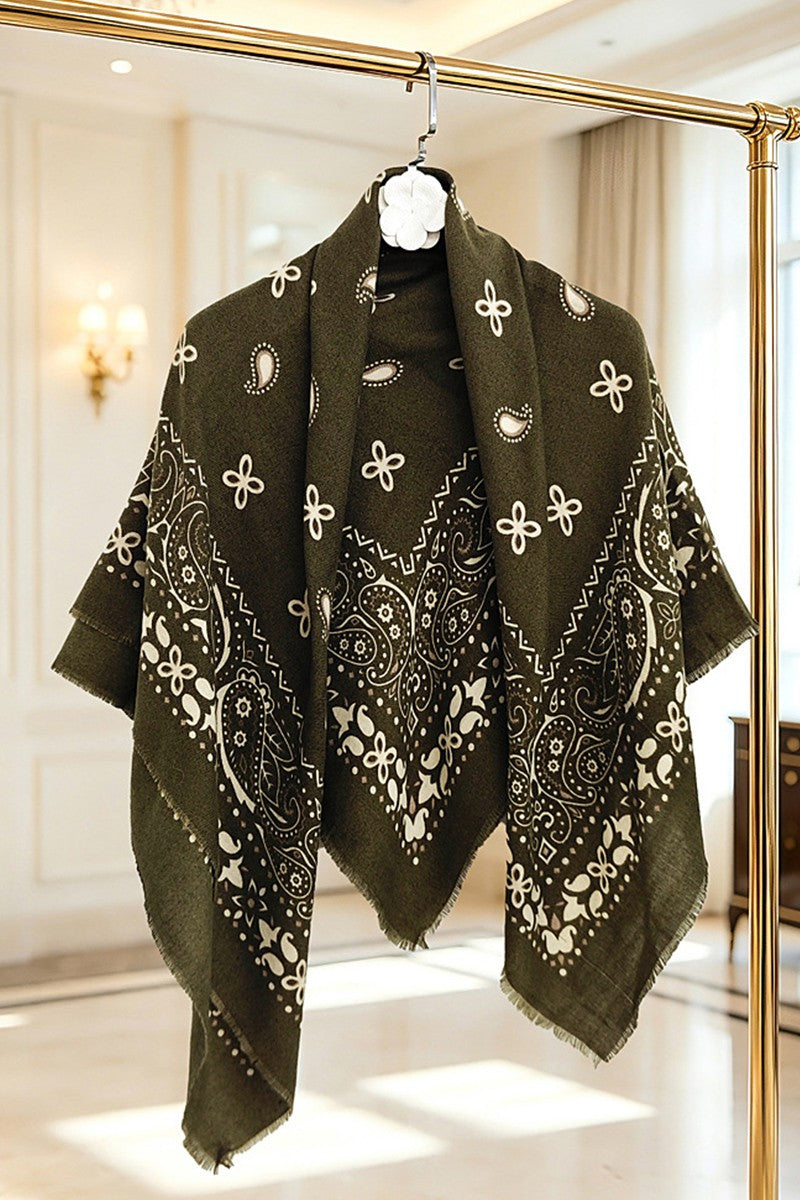 THE SARAH BANDANA SCARF | OLIVE