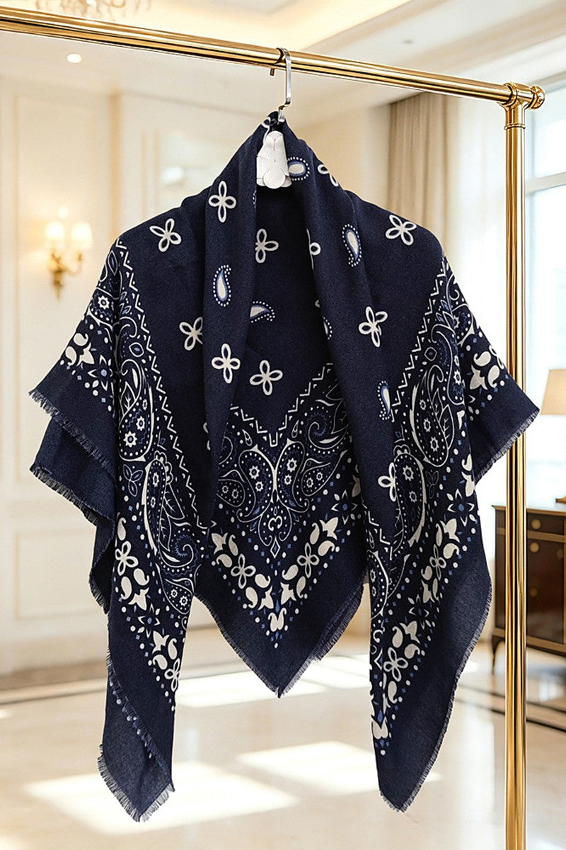 THE SARAH BANDANA SCARF | NAVY