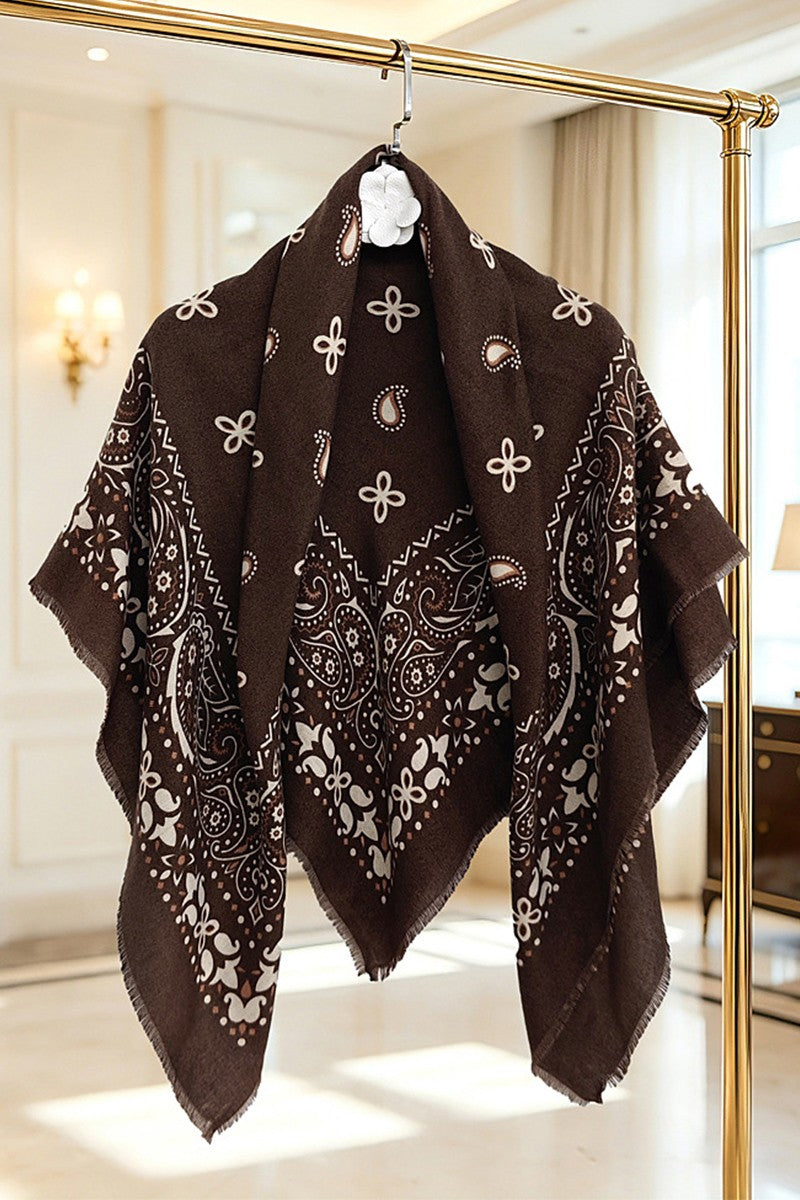 THE SARAH BANDANA SCARF | DARK KAFFEE