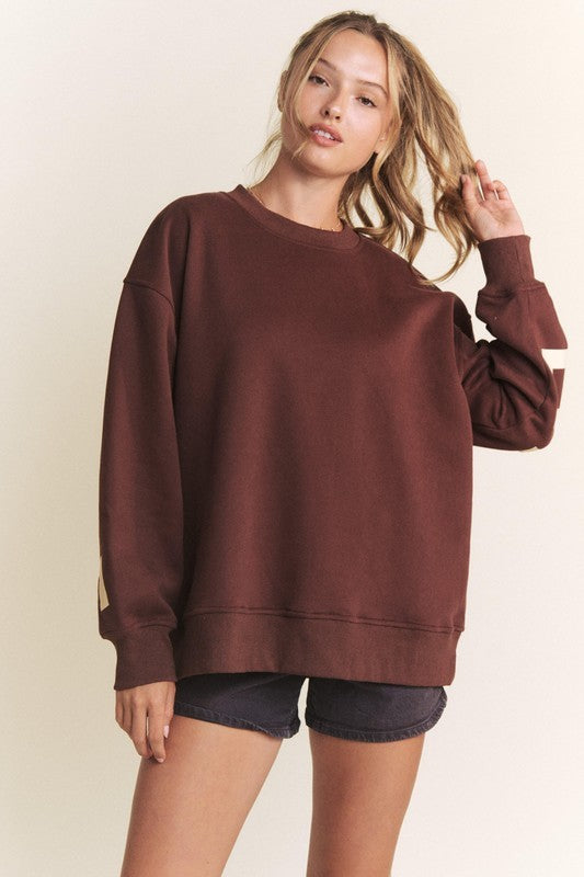 BE YOURSELF LOVE YOURSELF SWEATSHIRT | BROWN PRE-ORDER