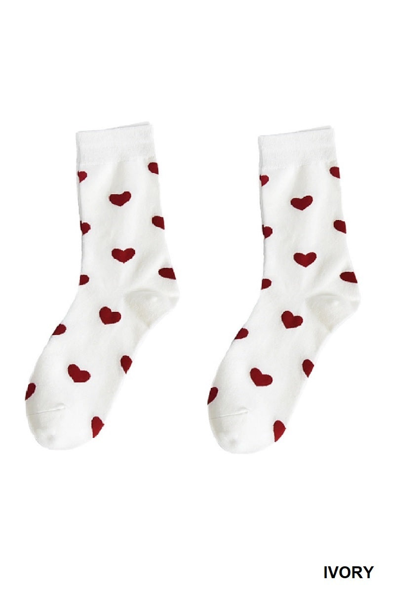 HEART PATTERN CASUAL SOCKS
