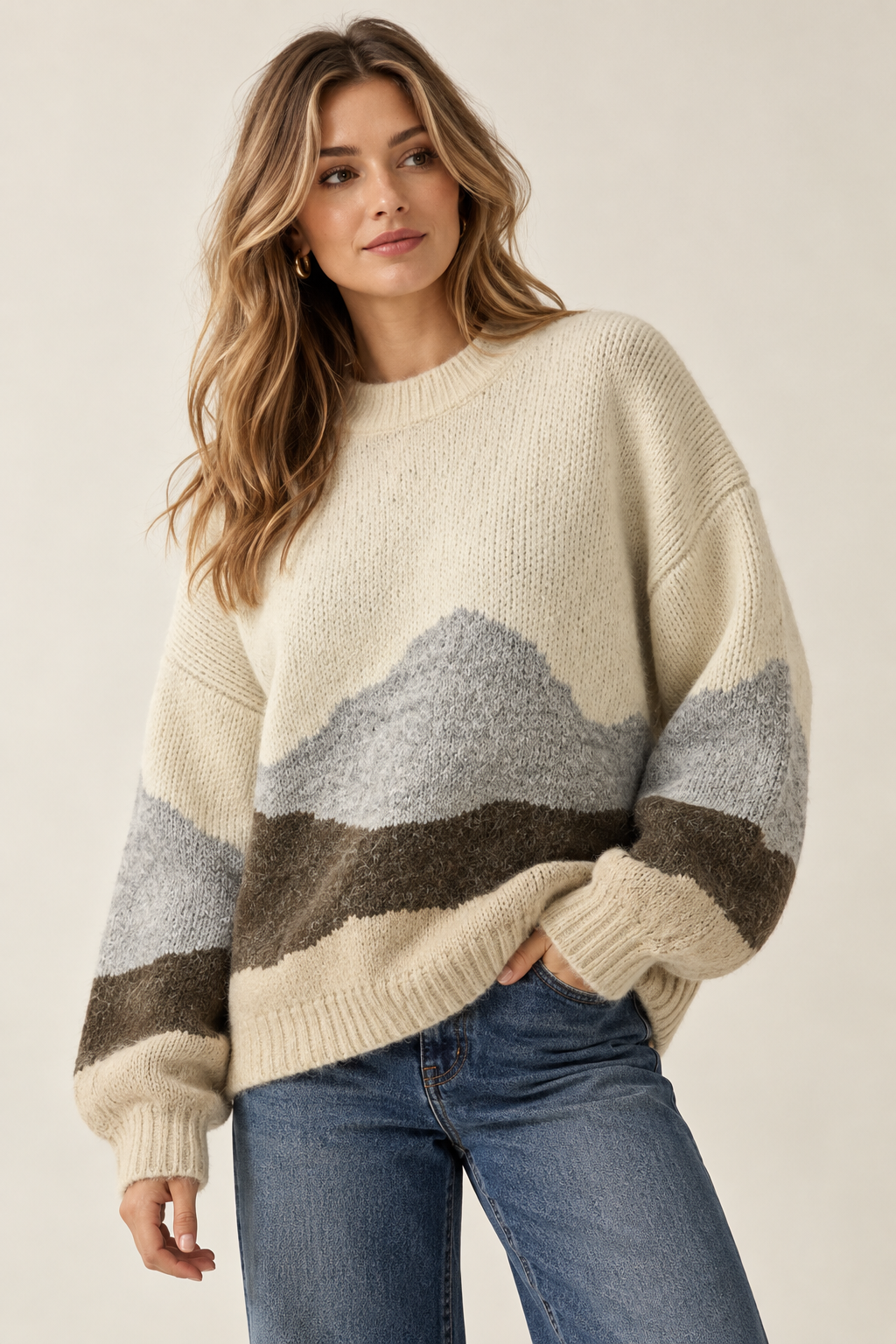 THE CREWNECK LANDSCAPE SWEATER