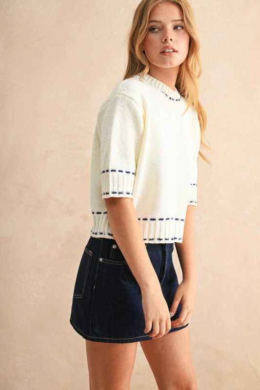 THE STITCH DETAIL TOP