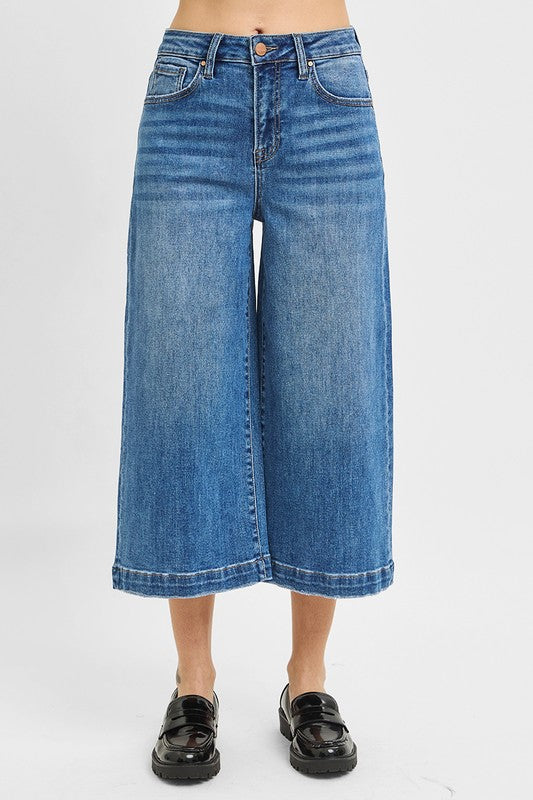 RISEN JEANS | WIDE CULOTTES JEANS