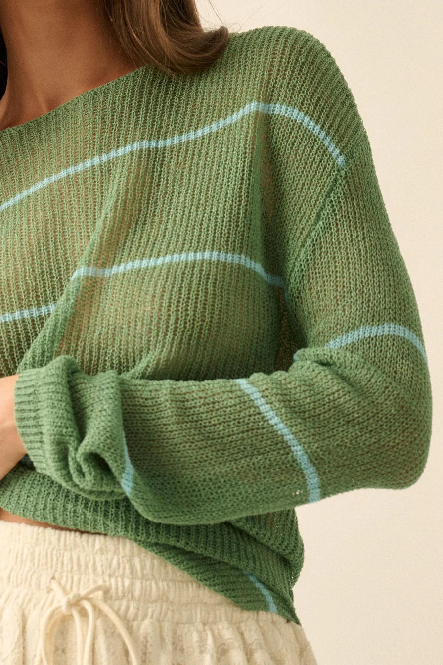 THE SEMI SHEER LIGHTWEIGHT TOP￼
