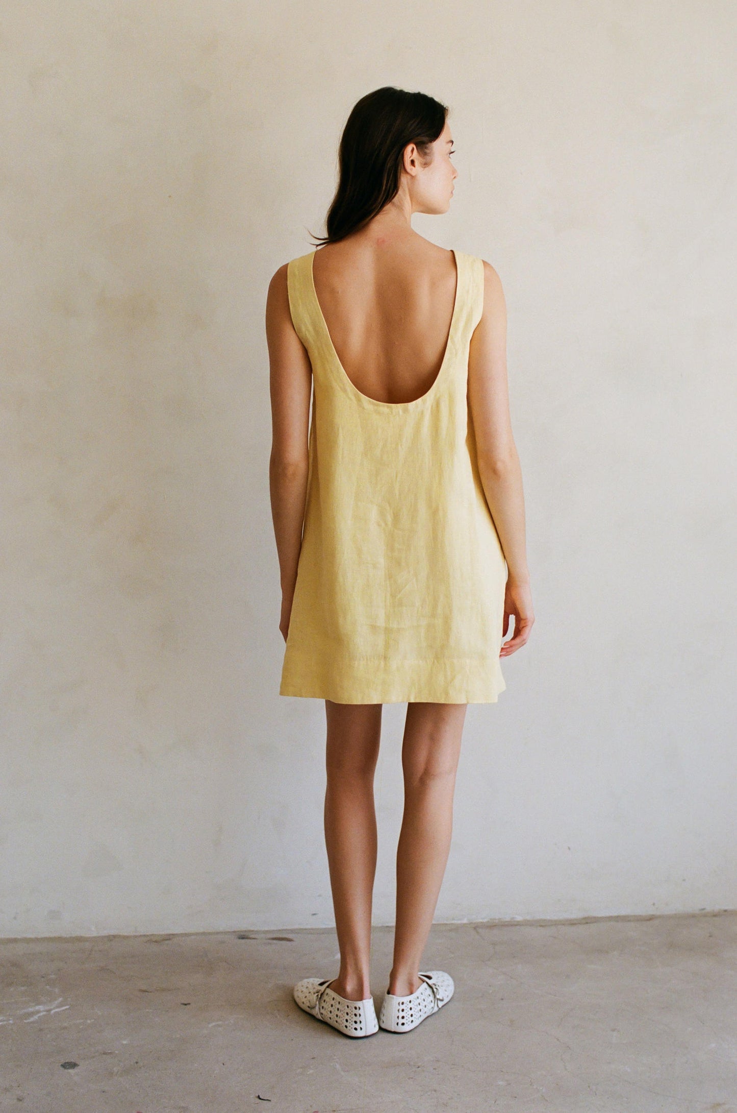 PREMIUM LINE | THE FLORENCE LINEN MINI DRESS