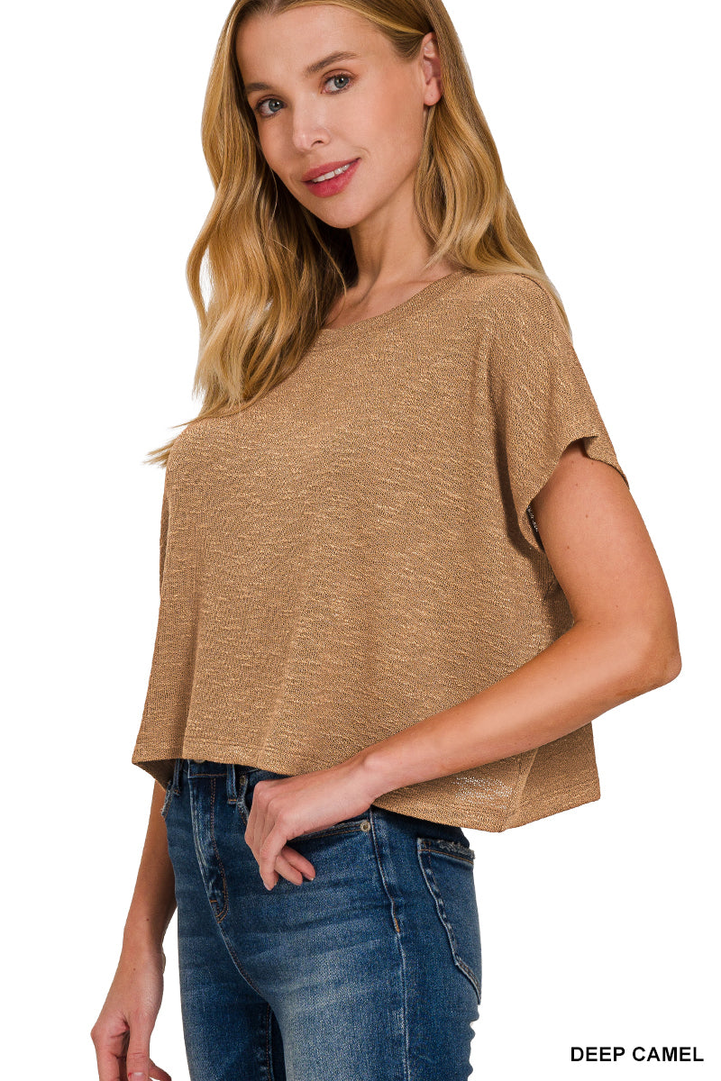 ROUND NECK BOXY TOP | NEW COLOR | BEST SELLER