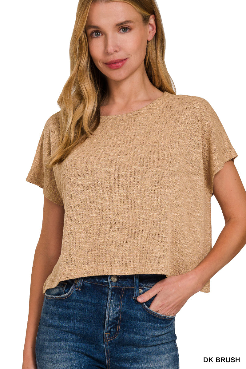 ROUND NECK BOXY TOP | RESTOCKED | BEST SELLER