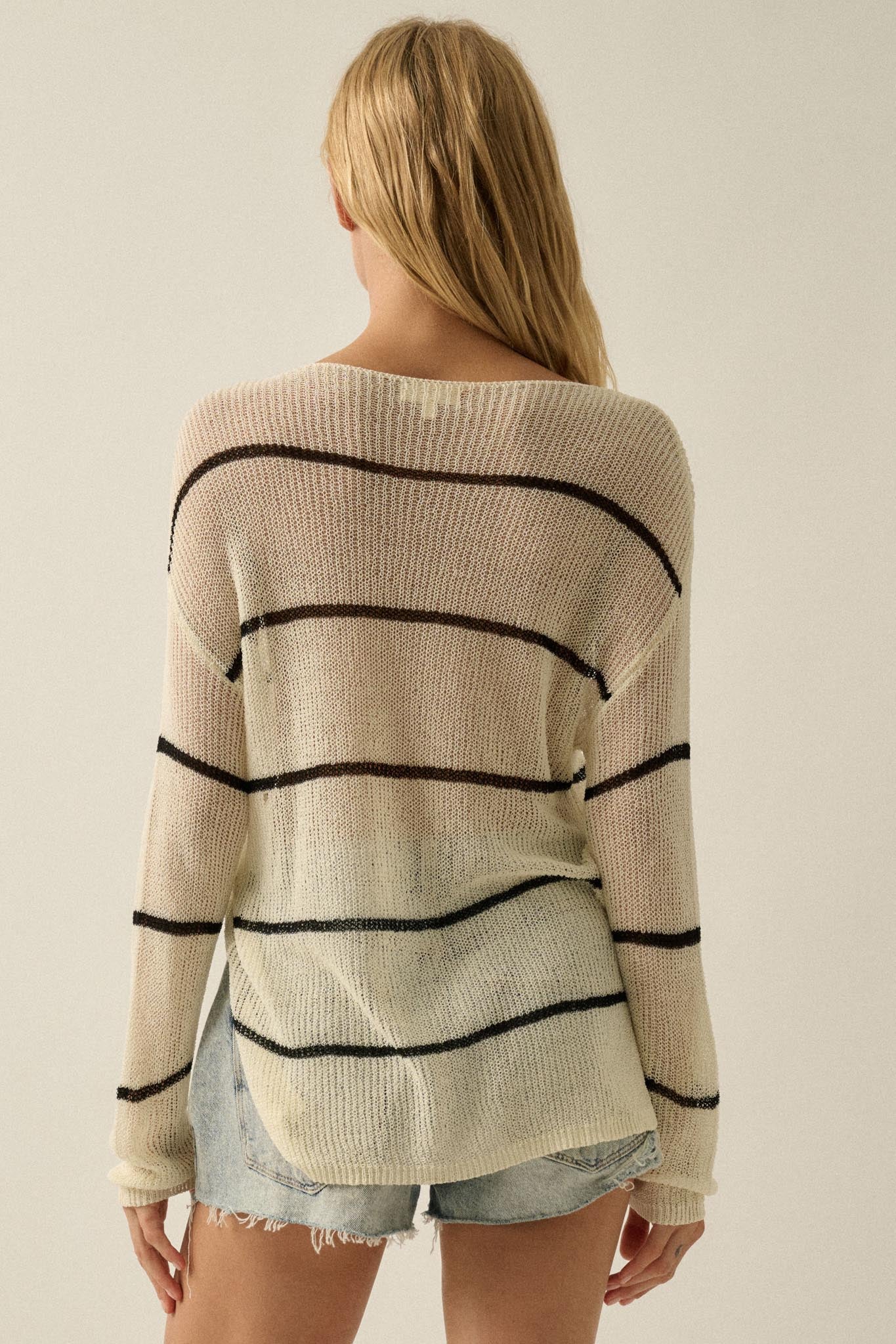 THE SEMI SHEER LIGHTWEIGHT TOP￼ | NEW COLOR