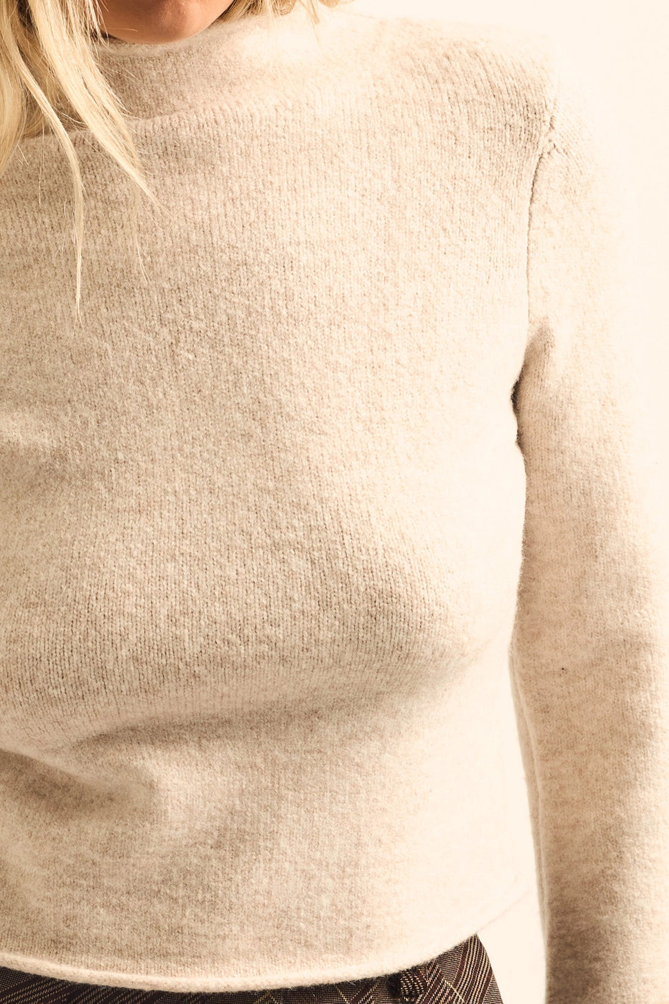 THE SLOANE BELL SLEEVE SWEATER | CREAM