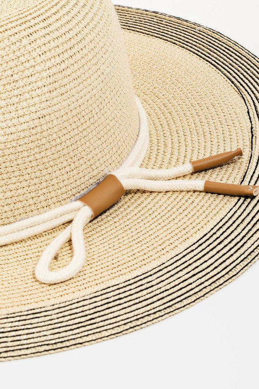 ROPE STRAW HAT - IVORY