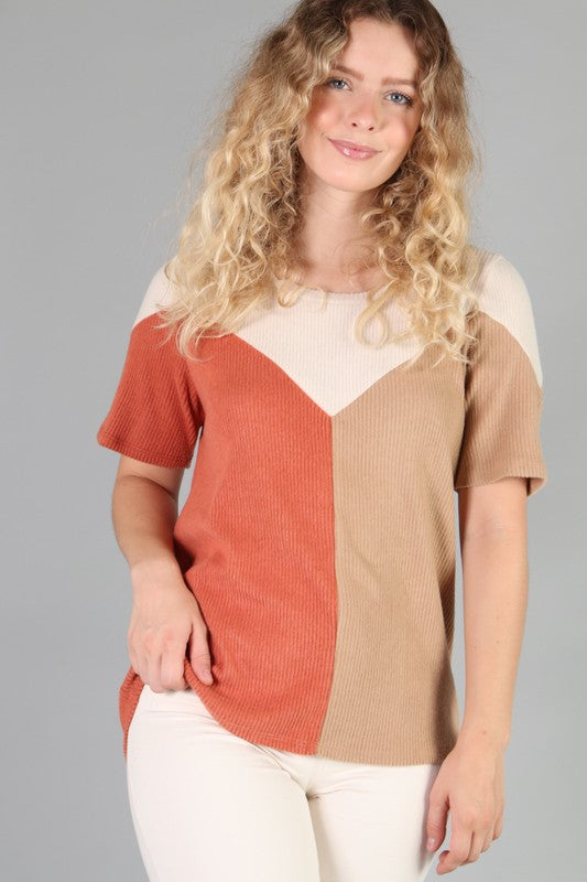 ALL FOR FUN TOP - RUST