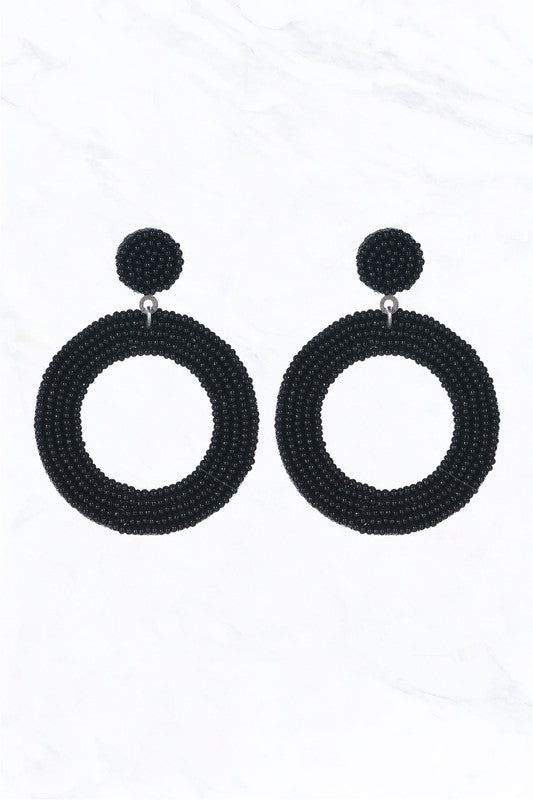 CUT OUT CIRCLE EARRINGS