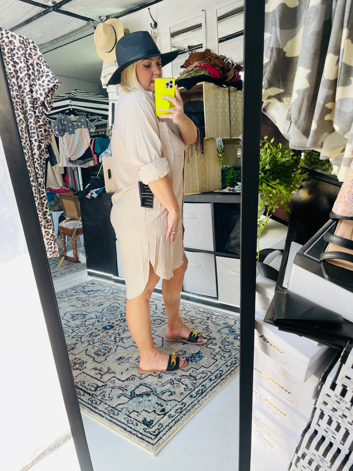 THE BUTTON DOWN SHIRT DRESS