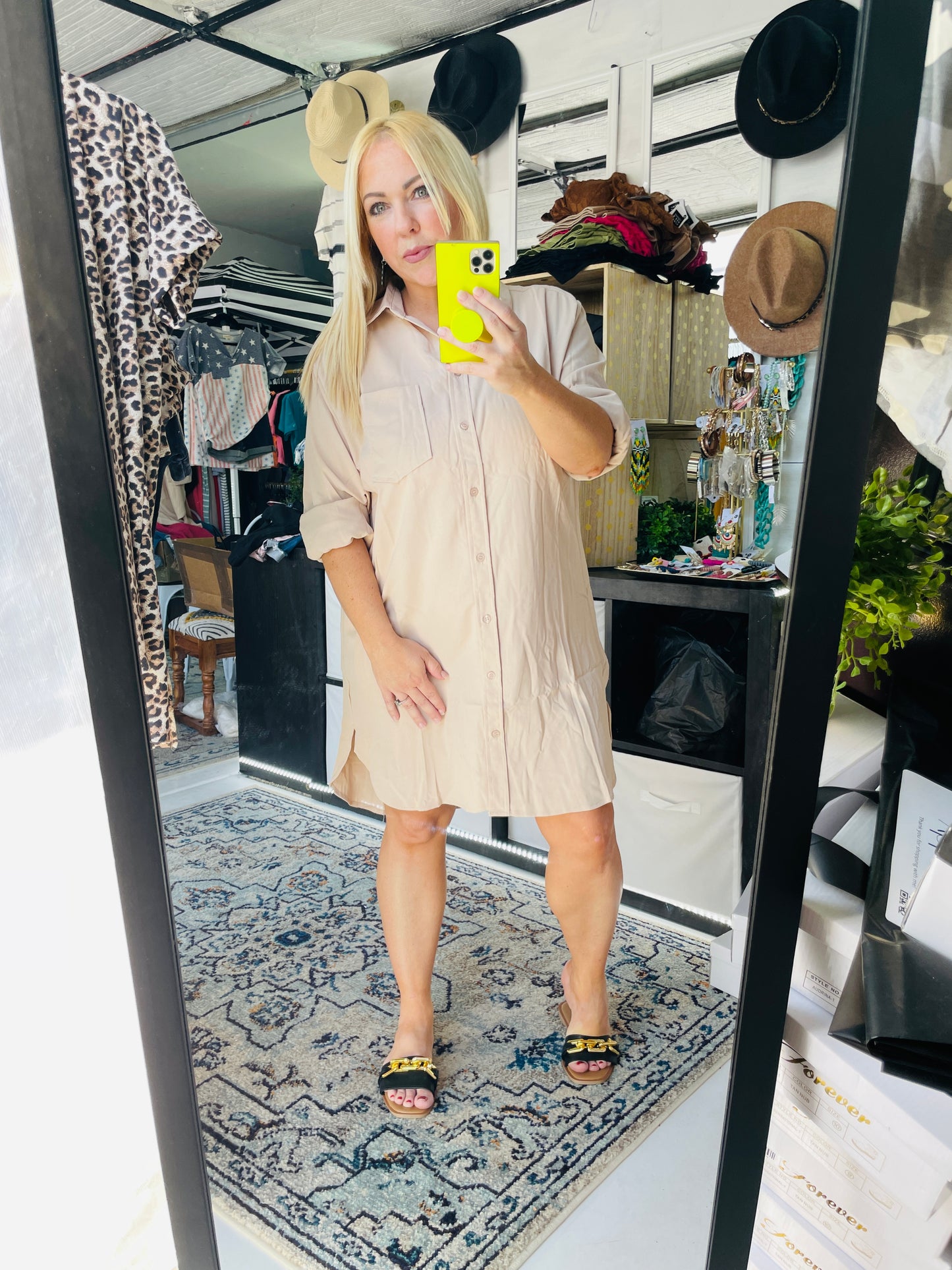THE BUTTON DOWN SHIRT DRESS
